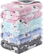 Reginary 4 Pcs Guinea Pig Fleece Cage Liners, Bear Pattern, 24 x 16 Inch by Reginary
