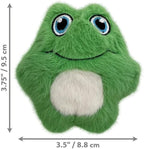 KONG Snuzzles Kiddos Mini Extra Small Dog Toy - Soft Plush Squeaky Toy for Small Dogs & Puppies (Frog/Duck Combo)