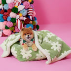 LE SURE Waterproof Dog Blankets for Small Dogs Cute Cozy 3D Jacquard,25x35 - Image 2