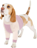 Lelepet Dog Recovery Suit for Front Legs, Dog Sleeve to Stop Licking 2XL | Elbow Protector for Leg Injuries Shoulder Wounds After Surgery Male Female,Zippered Long-Sleeved Shirt Cone Alternative S-3XL