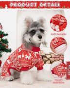 XPUDAC Christmas Dog Pajamas for Small Medium Dogs Puppy Clothes Pjs,XLarge - Image 4