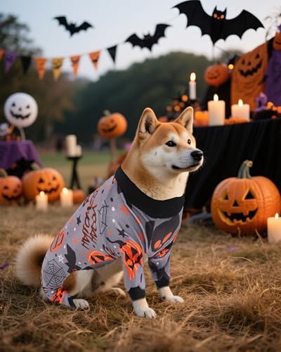 PET SHOW 4 Pack Halloween Fleece Dog Pajamas Warm for Large Dogs - Image 7