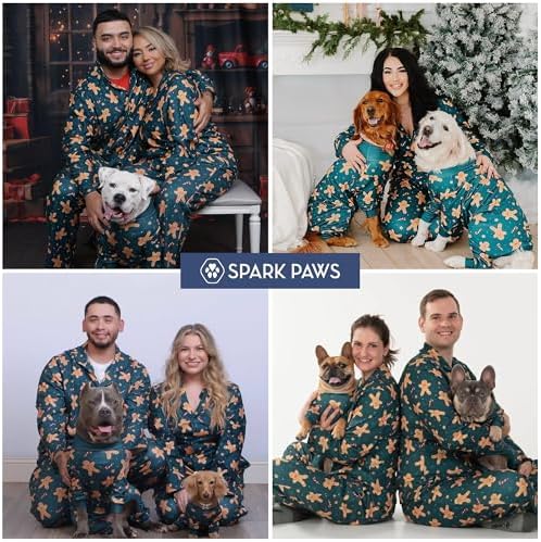 Spark Paws Christmas Matching Dog and Owner Pajama Top - Image 6
