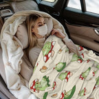 Cute Frogs Fuzzy Throw Blanket for Women Men Girls Boys Soft Cozy Fleece Blanket for Bedroom Living Rooms Sofa Couch 80"x60" - Image 3