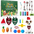 Dog Advent Calendar, 2026 24 Days Pet Toy Christmas Countdown Calendar with Chew Ropes Toys Squeaky Balls Teething Toys for Xmas Small Puppy Terrier by ORNACELE