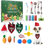 Dog Advent Calendar, 2026 24 Days Pet Toy Christmas Countdown Calendar with Chew Ropes Toys Squeaky Balls Teething Toys for Xmas Small Puppy Terrier by ORNACELE