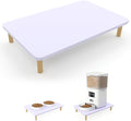 Elevated Cat Food Stand, Raised Pet Feeding Table for Cats and Dogs | Compatible with Most Bowls & Automatic Feeders, Elevated Cat Feeding Station, Cat Feeder Stand, Solid Wood, Healthy Posture L