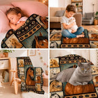 Horse Throw Blanket Horse Stuff Gifts for Kids Girls Boys Adults Women Men Soft Cozy Warm Plush Fluffy Fuzzy Fleece Blanket Decor 40''X50'' - Image 6