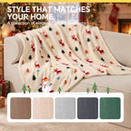 Luciphia Waterproof Dog Blanket, Reversible Sherpa Fleece for Couch Cover - Image 5