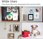 Inkless Pet Paw Print Kit,Dog Nose Print Kit,Ink Paw Print Ornament for Dogs Cats,Clean Touch Ink Pad,Mess Free,Pawprints Memorial Keepsakes,Pets Paw Print Impression Kit-4 Pack - Image 3