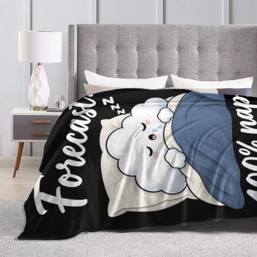 Sleepy Cloud Blanket Throw Gift for Girls Women 50"X40" - Image 6
