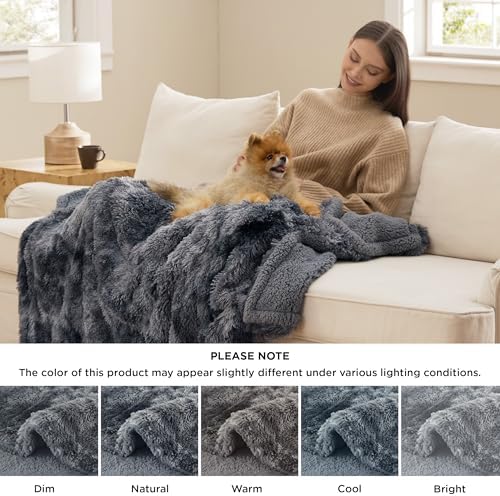 Bedsure Waterproof Dog Blanket for Small Dogs Cats Fluffy Faux Fur, 30x40" - Image 4