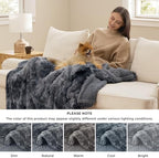 Bedsure Waterproof Dog Blanket for Small Dogs Cats Fluffy Faux Fur, 30x40" - Image 4