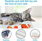 Interactive Cat Toys Flopping Fish with Catnip, Motion Activated Cat Toy - Image 4