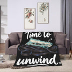 Sleepy Cassette Blanket Throw Gift for Girls Women 50"X40" - Image 3
