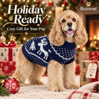 Dog Sweater for Small Dogs Girl Boy Winter, Dog Clothes, Blue, M - Image 7