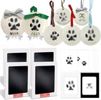Inkless Pet Paw Print Kit,Dog Nose Print Kit,Ink Paw Print Ornament for Dogs Cats,Clean Touch Ink Pad,Mess Free,Pawprints Memorial Keepsakes,Pets Paw Print Impression Kit-4 Pack by Unknown