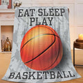 Basketball Blanket for Girls Women Boys Men Adults Kids Soft Cozy Fleece Sports Throw Blankets Gifts Warm Flannel Plush Lightweight Decor for Couch Bed Sofa 60"X50" by Unknown