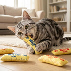 4Pcs Butter Catnip Crinkle Paper Sound Toys for Cat, Catmint Cat Toy Gift - Image 5