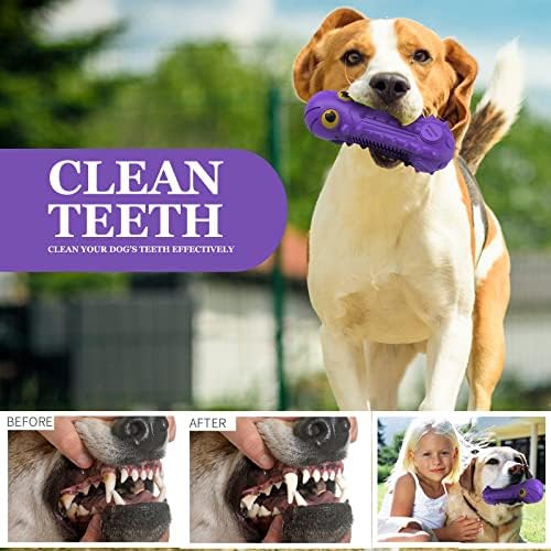ZIKATON Dog Squeaky Toys for Aggressive Chewers, Durable Chew Toys for Large Medium Breed Dog, Dog Toys, Tough Durable Dogs Toys with Natural Rubber - Image 3