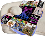 Cheerleader Blanket Cheerleader Throw Blanket Cheerleading Decor Stuff Cozy Flannel Fleece Soft Plush Fuzzy Warm Lightweight Bedding Gifts for Women Girls Kids 60"X50" - Image 4