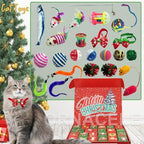 2026 Cat Toy Advent Calendar - Christmas Holiday Gift Toys for Cat Lovers, 24 Boxes Catnip Toys, Mice, Kitten Feather Teaser and Ball Bells Countdown Calendar - Image 2