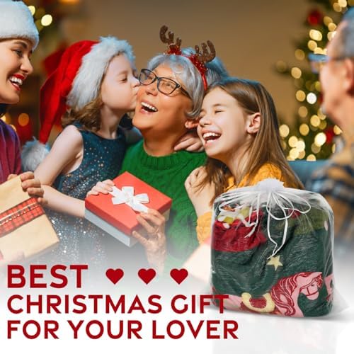 Christmas Throw Blanket for Couch 60x50,Green Winter Holiday Festival Cute Xmas Nutcracker Christmas Tree Blankets for Woman,Soft Flannel Fleece Blankets for Home Living Room Bed Chair Decor - Image 7