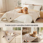 Luciphia Waterproof Dog Blanket, Reversible Sherpa Fleece for Couch Cover - Image 4