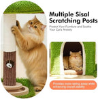 Woochpet Cat Tree Tower, Green - Image 2