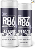 R86 Pet Odor Eliminator, Removes Odor from Litter Boxes, Carpet, and Hard Surfaces, Even Removes Skunk Smell from Cats & Dogs, Plant Based Formula, Use Wet or Dry, Hypoallergenic & Biodegradable