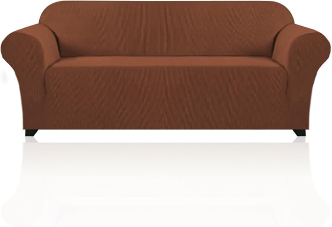 Couch Covers for 3 Cushion Couch Sofa Pet Friendly Extra Large Couch Cover for Oversized Sofa Washable Furniture Protector Fitted Sofa Slipcovers Stay in Place(XL Sofa, Caramel)