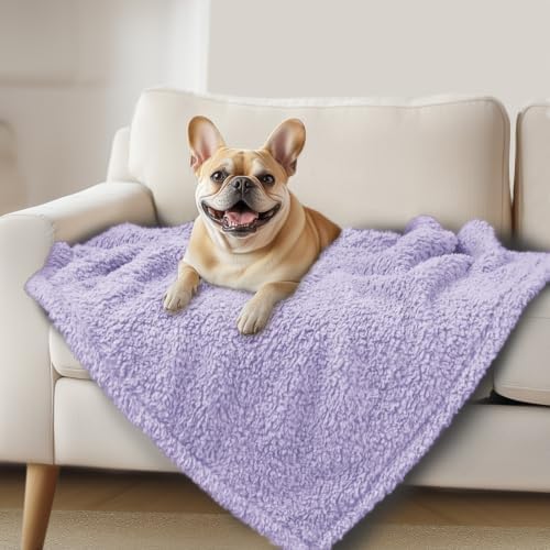 Luciphia Ultra Soft Sherpa Fleece Dog Puppy Cat Blanket for Small Pets - Image 4