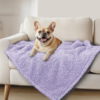 Luciphia Ultra Soft Sherpa Fleece Dog Puppy Cat Blanket for Small Pets - Image 4