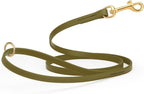 Viper Biothane K9 Working Dog Leash Waterproof Lead for Tracking Training Schutzhund Odor-Proof Long Line with Solid Brass Snap for Puppy Medium and Large Dogs 4ft, Olive Drab Green