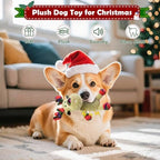 Christmas Elk Dog Toys, Puppy Squeaky Toys with Crinkle Paper, Interactive Plush Chew Toys, Cute Reindeer Funny Toys, for Small, Middle, Large Dogs - Image 5