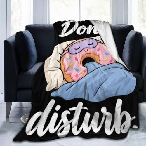 Sleepy Donut Blanket Throw Gift for Girls Women 80"X60" by Unknown