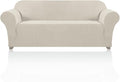 Stretch Sofa Cover Slipcover 1-Piece, Spandex Jacquard Fabric Universal Couch Cover for 3 Cushion, Washable Non Slip Sofa Cover, Pet Friendly (Large Sofa 90"-100",Island Fossi)