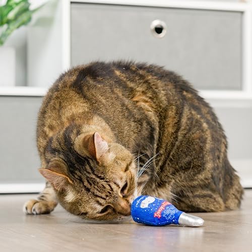 Huxley & Kent Plush Cat Toy - Hanukkah Interactive Catnip Toy for Cats & Kittens - Soft with Crinkle & Catnip - Fun Indoor Play - Jelly Roll & Meowchewitz 2pk - Image 6