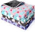 Reginary 4 Pcs Guinea Pig Fleece Cage Liners(Heart Pattern,24 x 47 Inch) by Reginary