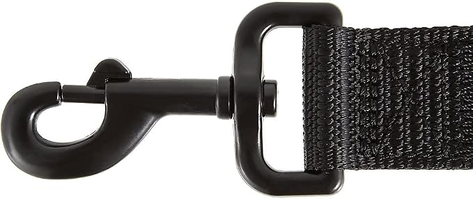 KONG Max HD Traffic Handle Ultra Durable Quick Control Leash 6' (Black)