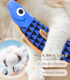 PetBusy Cat Toys with[5000mg A+Natural Catnip &Silvervine] [Baby Grade] Interactive Soft Chew Kicker Cat Toys for Indoor Cats & Kittens, [Crinkle &Bell] Fish Sound Toy, Drives Bored Cat Crazy with Fun - Image 5