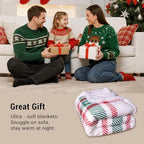 Gogreen Christmas Sherpa Fleece Throw Blanket for Couch Bed Sofa Adults -Soft and Warm Blanket for Winter, Thick and Fuzzy Throw Blanket (Throw - 50" x 60") - R - Image 6