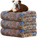 Rezutan Blanket for Large Dogs & Cats Soft Reversible Cute Paw 40"x31" by Rezutan