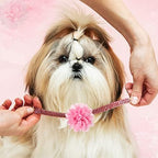 Hoteam 50 Pcs Dog Collar Flowers Bows Accessories, Pink - Image 3