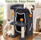 Small Cat Tree Tower Scratching Post for Indoor Cats Large Adult - Image 6
