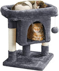 Yaheetech Small Cat Tree 23.5in for Kittens & Senior Cats, Low Profile Gray by Yaheetech
