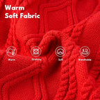 Dog Snowman Santa Sweater (Medium, red) - Image 3