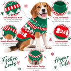 Dog Sweater for Medium Dogs Girl Boy Winter, Dog Clothes, Green, L - Image 3