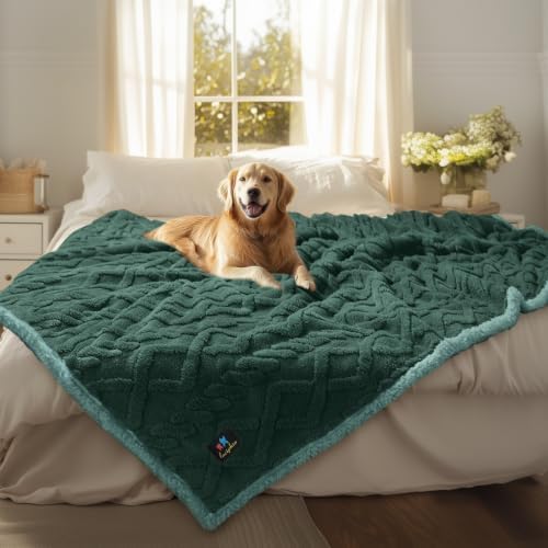 Luciphia Waterproof Blanket for Twin Bed Reversible Fleece Couch Cover by luciphia