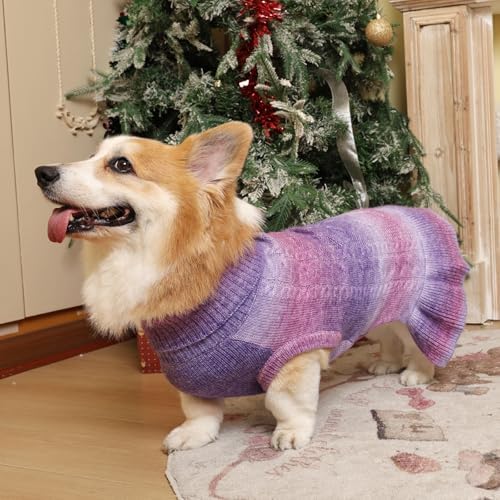 QBLEEV Small Dog Sweaters for Girls - Warm Winter & Fall Dog Sweaters with Soft Material, Turtleneck & Vest Options, Female XS - Image 6